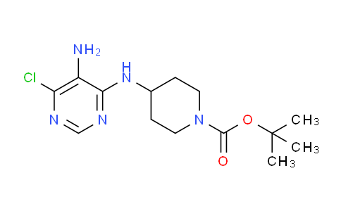 CAS No. 1079396-24-9, tert-Butyl 4-((5-amino-6-chloropyrimidin-4-yl)amino)piperidine-1-carboxylate