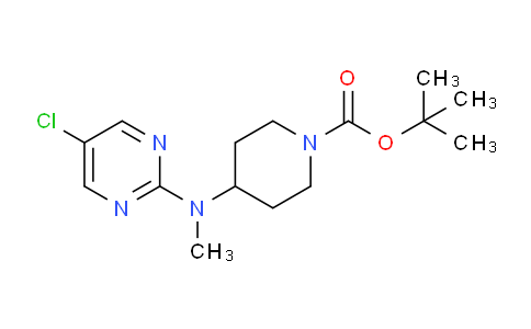 CAS No. 1261231-31-5, tert-Butyl 4-((5-chloropyrimidin-2-yl)(methyl)amino)piperidine-1-carboxylate