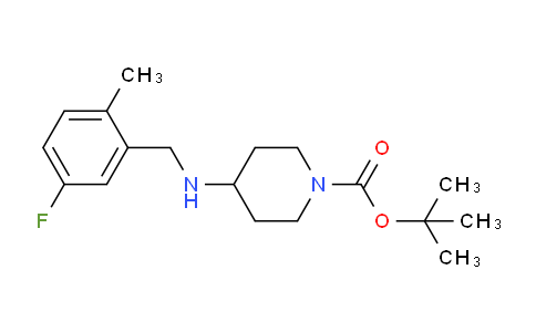 CAS No. 1349718-45-1, tert-Butyl 4-((5-fluoro-2-methylbenzyl)amino)piperidine-1-carboxylate