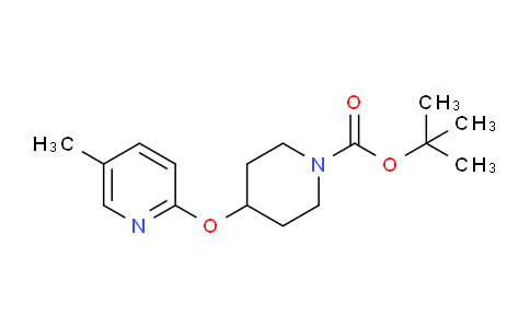CAS No. 939986-12-6, tert-Butyl 4-((5-methylpyridin-2-yl)oxy)piperidine-1-carboxylate
