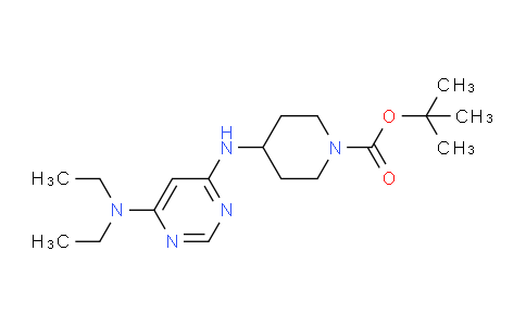 CAS No. 1353980-35-4, tert-Butyl 4-((6-(diethylamino)pyrimidin-4-yl)amino)piperidine-1-carboxylate