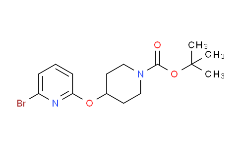 CAS No. 871681-76-4, tert-Butyl 4-((6-bromopyridin-2-yl)oxy)piperidine-1-carboxylate