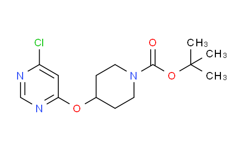CAS No. 442199-19-1, tert-Butyl 4-((6-chloropyrimidin-4-yl)oxy)piperidine-1-carboxylate