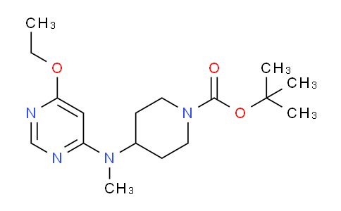 CAS No. 1353974-00-1, tert-Butyl 4-((6-ethoxypyrimidin-4-yl)(methyl)amino)piperidine-1-carboxylate