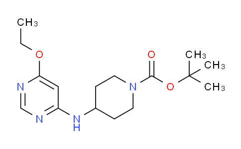 CAS No. 1353955-09-5, tert-Butyl 4-((6-ethoxypyrimidin-4-yl)amino)piperidine-1-carboxylate