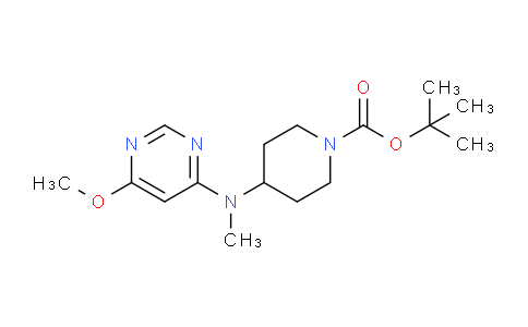 CAS No. 1353987-31-1, tert-Butyl 4-((6-methoxypyrimidin-4-yl)(methyl)amino)piperidine-1-carboxylate