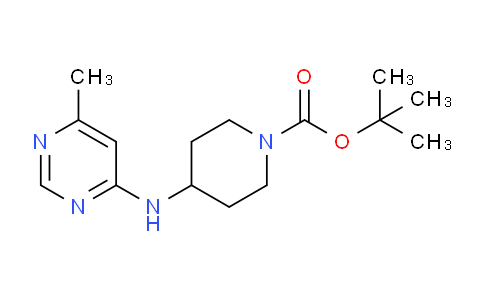 CAS No. 1448855-49-9, tert-Butyl 4-((6-methylpyrimidin-4-yl)amino)piperidine-1-carboxylate