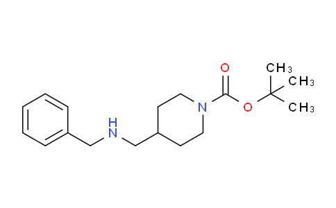 CAS No. 195314-72-8, tert-Butyl 4-((benzylamino)methyl)piperidine-1-carboxylate
