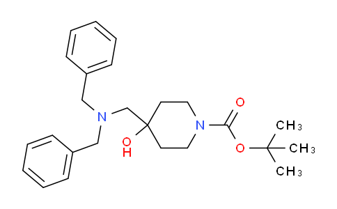 CAS No. 1192263-81-2, tert-Butyl 4-((dibenzylamino)methyl)-4-hydroxypiperidine-1-carboxylate