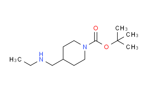 CAS No. 614745-80-1, tert-Butyl 4-((ethylamino)methyl)piperidine-1-carboxylate