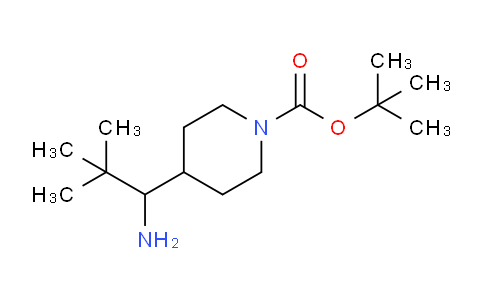 CAS No. 1334488-31-1, tert-Butyl 4-(1-amino-2,2-dimethylpropyl)piperidine-1-carboxylate