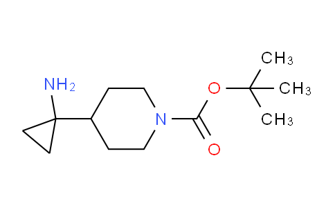 CAS No. 1374654-74-6, tert-Butyl 4-(1-aminocyclopropyl)piperidine-1-carboxylate