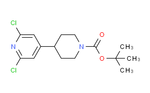 CAS No. 1496582-28-5, tert-Butyl 4-(2,6-dichloropyridin-4-yl)piperidine-1-carboxylate
