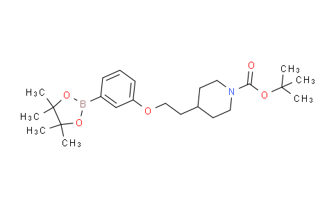 CAS No. 1310405-34-5, tert-Butyl 4-(2-(3-(4,4,5,5-tetramethyl-1,3,2-dioxaborolan-2-yl)phenoxy)ethyl)piperidine-1-carboxylate