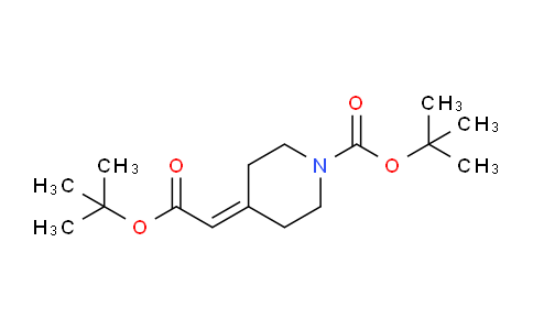 CAS No. 84839-55-4, tert-Butyl 4-(2-(tert-butoxy)-2-oxoethylidene)piperidine-1-carboxylate
