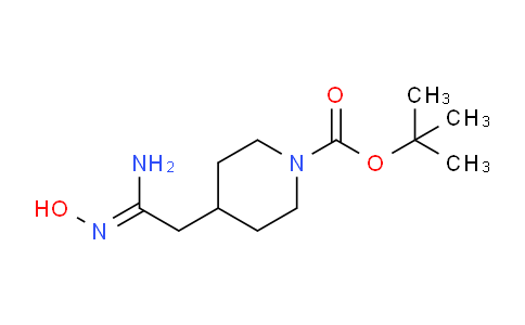 CAS No. 713147-49-0, tert-Butyl 4-(2-amino-2-(hydroxyimino)ethyl)piperidine-1-carboxylate