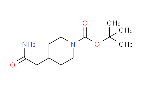 CAS No. 782493-57-6, tert-Butyl 4-(2-amino-2-oxoethyl)piperidine-1-carboxylate