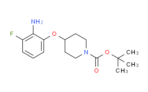 CAS No. 1286264-75-2, tert-Butyl 4-(2-amino-3-fluorophenoxy)piperidine-1-carboxylate