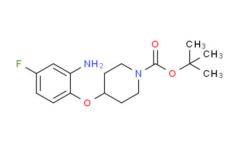 CAS No. 1233954-92-1, tert-Butyl 4-(2-amino-4-fluorophenoxy)piperidine-1-carboxylate