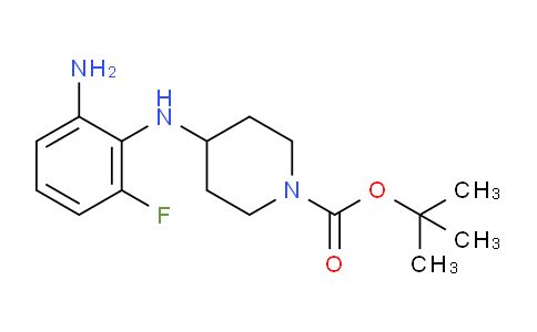 CAS No. 1004304-06-6, tert-Butyl 4-(2-amino-6-fluorophenylamino)piperidine-1-carboxylate