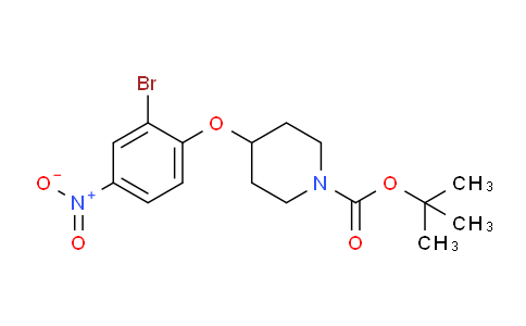 CAS No. 337520-16-8, tert-Butyl 4-(2-bromo-4-nitrophenoxy)piperidine-1-carboxylate