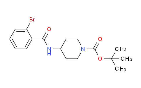 CAS No. 1132838-09-5, tert-Butyl 4-(2-bromobenzamido)piperidine-1-carboxylate
