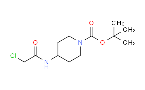 CAS No. 865432-01-5, tert-Butyl 4-(2-chloroacetamido)piperidine-1-carboxylate