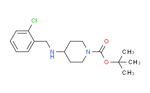 CAS No. 359877-83-1, tert-Butyl 4-(2-chlorobenzylamino)piperidine-1-carboxylate