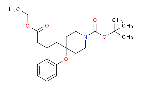 CAS No. 952681-81-1, tert-Butyl 4-(2-ethoxy-2-oxoethyl)spiro[chroman-2,4'-piperidine]-1'-carboxylate