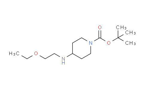 CAS No. 1154374-52-3, tert-Butyl 4-(2-ethoxyethylamino)piperidine-1-carboxylate