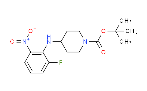 CAS No. 1004304-05-5, tert-Butyl 4-(2-fluoro-6-nitrophenylamino) piperidine-1-carboxylate