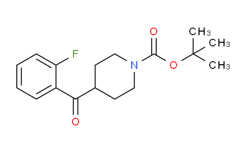 CAS No. 1134327-76-6, tert-Butyl 4-(2-fluorobenzoyl)piperidine-1-carboxylate