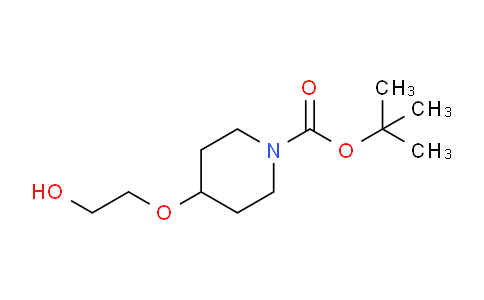 CAS No. 163210-40-0, tert-Butyl 4-(2-hydroxyethoxy)piperidine-1-carboxylate