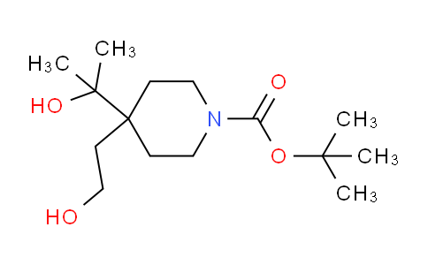 CAS No. 374794-97-5, tert-Butyl 4-(2-hydroxyethyl)-4-(2-hydroxypropan-2-yl)piperidine-1-carboxylate