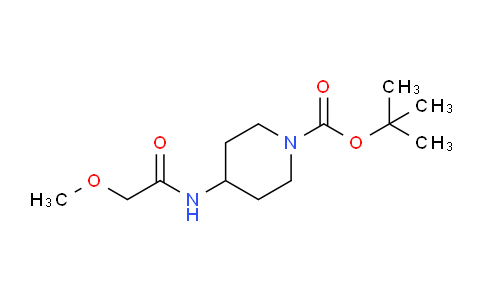 CAS No. 1233952-96-9, tert-Butyl 4-(2-methoxyacetamido)piperidine-1-carboxylate