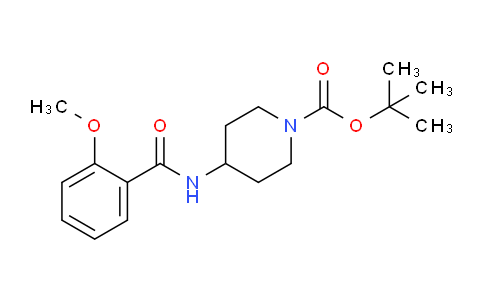 CAS No. 1233955-73-1, tert-Butyl 4-(2-methoxybenzamido)piperidine-1-carboxylate