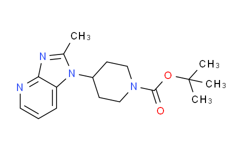 CAS No. 1373350-44-7, tert-Butyl 4-(2-methyl-1H-imidazo[4,5-b]pyridin-1-yl)piperidine-1-carboxylate