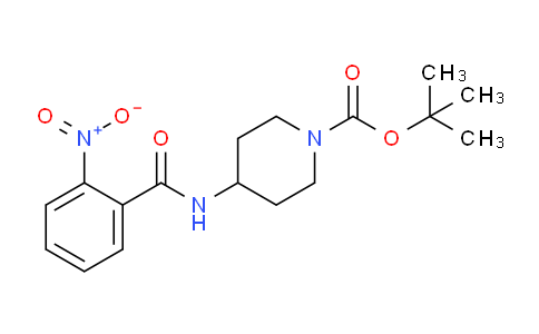 CAS No. 1043962-60-2, tert-Butyl 4-(2-nitrobenzamido)piperidine-1-carboxylate