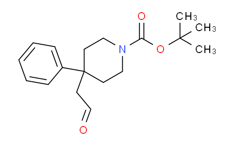 CAS No. 716358-35-9, tert-Butyl 4-(2-oxoethyl)-4-phenylpiperidine-1-carboxylate