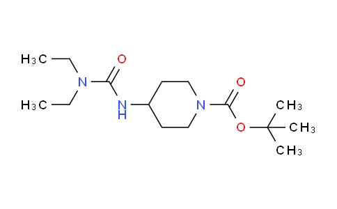 CAS No. 1233955-19-5, tert-Butyl 4-(3,3-diethylureido)piperidine-1-carboxylate