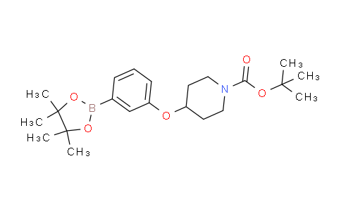 CAS No. 864136-41-4, tert-Butyl 4-(3-(4,4,5,5-tetramethyl-1,3,2-dioxaborolan-2-yl)phenoxy)piperidine-1-carboxylate