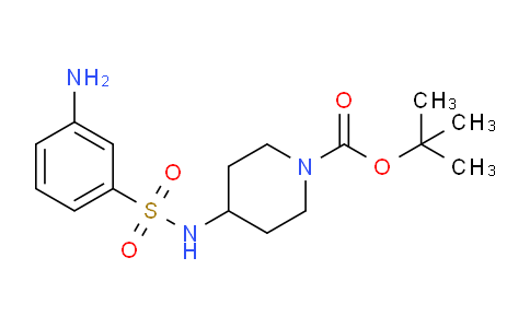 MC643125 | 1233954-89-6 | tert-Butyl 4-(3-aminophenylsulfonamido)piperidine-1-carboxylate