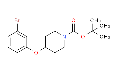 CAS No. 790667-54-8, tert-Butyl 4-(3-bromophenoxy)piperidine-1-carboxylate