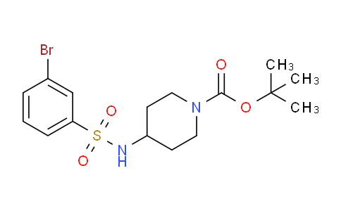 CAS No. 936092-64-7, tert-Butyl 4-(3-bromophenylsulfonamido)piperidine-1-carboxylate