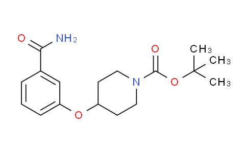 MC643131 | 1823484-31-6 | tert-Butyl 4-(3-carbamoylphenoxy)piperidine-1-carboxylate