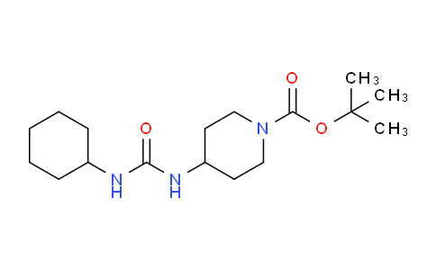 CAS No. 950184-31-3, tert-Butyl 4-(3-cyclohexylureido)piperidine-1-carboxylate