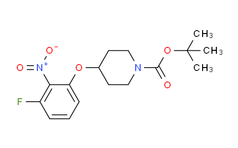 CAS No. 1286274-62-1, tert-Butyl 4-(3-fluoro-2-nitrophenoxy)piperidine-1-carboxylate