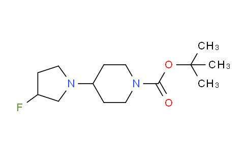 CAS No. 1552276-93-3, tert-Butyl 4-(3-fluoropyrrolidin-1-yl)piperidine-1-carboxylate