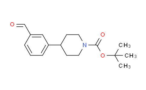 CAS No. 1198285-38-9, tert-Butyl 4-(3-formylphenyl)piperidine-1-carboxylate