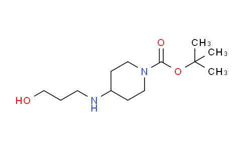 CAS No. 864655-26-5, tert-Butyl 4-(3-hydroxypropylamino)piperidine-1-carboxylate
